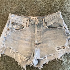 AGOLDE Parker Vintage Cutoff Shorts in color Swapmeet